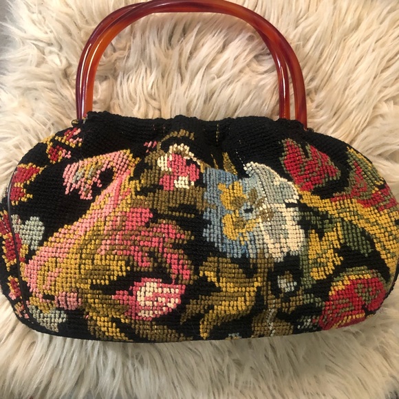 Vintage Empress NeedlePoint Bag - Picture 3 of 7